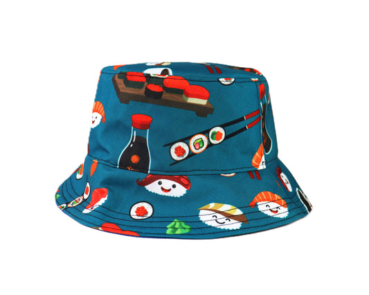 QuietPiece Sushi Reversible Bucket Hat | Limited Edition